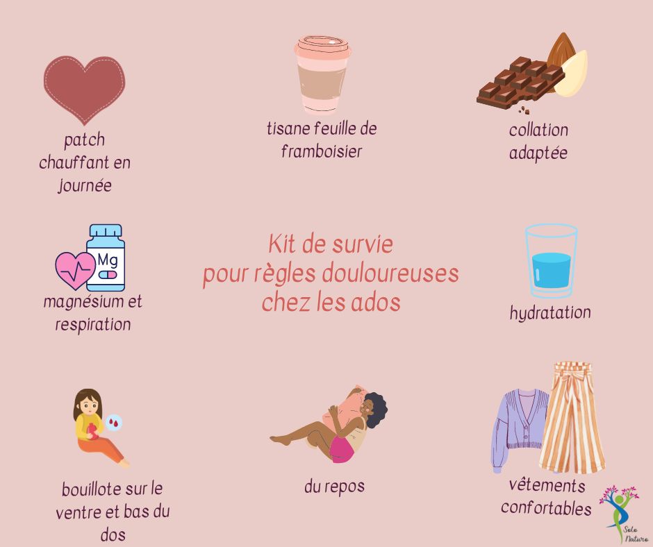 règles douloureuses ado naturopathie